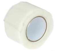 Gettimore Cinta de silicona autofusible de 25 mm x 1,5 m, para agarre de equipo deportivo de PVC ignífugo, empalme de cables y sellado impermeable, azul (blanco)