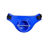 Gettimore Cinturón de vientre de pesca con soporte para caña, almohadilla para caña de pescar para pescadores, apertura de 58 mm, 24 x 11,6 cm, 278 g, azul, 1 paquete