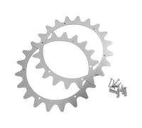 Gettimore Clavos de tracción de acero inoxidable de 238 mm para cortacésped Ecovacs de cabra, kit de actualización de rueda antideslizante con tornillos