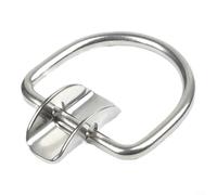 Gettimore Clip de cilindro de montaje lateral, abrazadera rápida de perfil bajo de acero inoxidable 316 de grado marino para equipo de buceo técnico (64 mm)