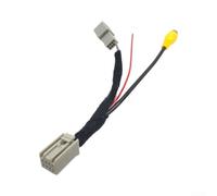 Gettimore Compatible con Mitsubishi para Outlander 2018 para cámara de visión trasera, adaptador de cable de video para sistema de respaldo de estacionamiento inverso, ABS negro