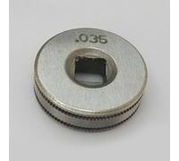 Gettimore Conjunto de rodillo de transmisión de alimentación de alambre 0.8-0.9 ranura moleteada de 0.04 a 0.04 pulgadas para kit de soldador MIG eléctrico Chicago, 25 mm de diámetro exterior de 7.45