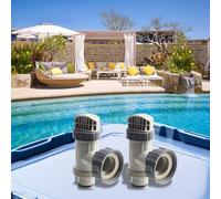 Gettimore Conjunto de válvula de émbolo de repuesto para bombas de filtro Intex 1500 2500 4000 GPH, paquete de 2 con juntas tóricas y arandelas escalonadas