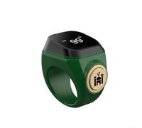 Gettimore Contador Tasbih recargable para anillo, electrónico digital para contador de dedos Zikr con 10 días de espera, cuentas de oración impermeables para musulmanes, 3 tamaños 18 mm, 20 mm, 22 mm