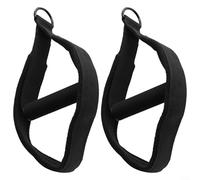 Gettimore Correas de pie de pilates de doble bucle con anillos en D, ejercicios reformadores para suavidad para material de forro polar ajustable para doble longitud para la mayoría de equipos de