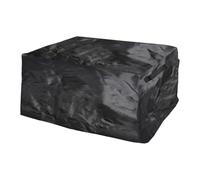 Gettimore Cozze 90347 - Funda impermeable para horno de pizza a prueba de polvo y parrilla de gas de 17 pulgadas, tela Oxford 420D con correas ajustables, color negro, 58 x 58 x 28 cm