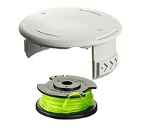 Gettimore Cubierta de carrete de recortadora RY40210A AC14HCA con línea de recortadora de 2.0 mm RAC143, compatible con Ryobi P2000/P2002/P2003/P2004/P2005/P2006 18V, RY24021/RY24200 24V, RY44V 0200