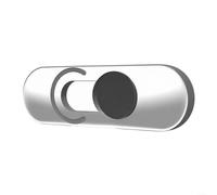 Gettimore Cubierta de privacidad para cámara frontal, elegante protector de lente de aleación de aluminio con reconocimiento facial manual deslizante encendido y apagado, adhesivo a prueba de polvo en