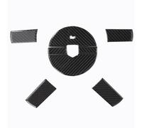 Gettimore Cubierta para panel de volante de fibra de carbono de 8 piezas Challenger (2008-2010)