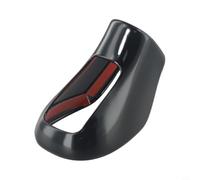 Gettimore Cubierta para pomo de palanca de cambios de coche para Volvo XC60 S60 V40 S80 2013-2017, estilo de fibra de carbono ABS, color negro