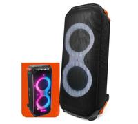 Gettimore Cubierta protectora de nailon antipolvo para altavoz JBL PartyBox 710, ajuste personalizado 44 x 37 x 89,5 cm con panel de malla, color negro