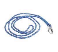 Gettimore Cuerda de conexión para árbol de columpio con mosquetón y gancho de acero inoxidable, capacidad de carga de 200 kg, poliéster duradero para hamaca y columpio, azul, 50 cm