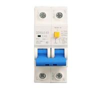Gettimore DZ47LE-63 - Disyuntor de fuga 2P de 6500 V CA 230 V 10-63 A de viaje tipo C con indicador de contacto visual para una distribución segura de la energía