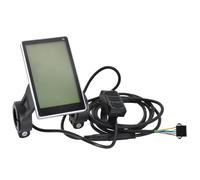 Gettimore E-Bike - Pantalla LCD M5 de 5 pines para velocímetro de scooter eléctrico con control, negro, 9,4 x 8,8 x 6,4 cm, 2 para cable M, compatible con protocolo n.º 2