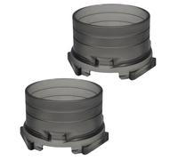 Gettimore Embudo portafiltro para modelos De'Longhi ES601 ES501, material PCTG, diseño a prueba de salpicaduras, distribución uniforme del café, paquete de 1 o 2