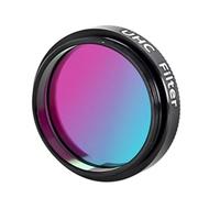 Gettimore Filtro de telescopio UHC de 1.25 pulgadas para un mejor contraste de nebulosa, aleación de aluminio + vidrio óptico, rosca británica
