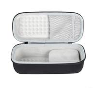 Gettimore Funda de almacenamiento de micrófono EVA para Jbl Kmc650/Kmc600, bolsa de transporte rígida portátil con cremallera y asa, para micrófonos inalámbricos (interior gris)