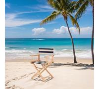 Gettimore Funda de lona de repuesto para silla de directores, kit de asiento casual, sillas de jardín, suministros para el hogar