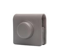 Gettimore Funda de piel sintética para cámara Instax Wide para EVO - Funda protectora de viaje con correa para el hombro, bolsa de almacenamiento para cámara instantánea (gris)