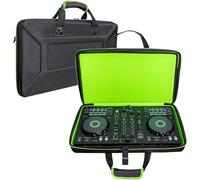Gettimore Funda de transporte para controlador Pioneer DDJ-SB2 DJ, protección duradera de EVA con interior organizado, asa portátil, negro/verde