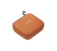 Gettimore Funda de transporte para DJI Flip, bolsa de almacenamiento impermeable de EVA con bandeja interior, organizador portátil para drones, baterías, hélices y accesorios, color naranja