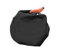 Gettimore Funda plegable de 16 a 22 pulgadas para bicicleta, impermeable y resistente al polvo, tela Oxford con correas inferiores ajustables, correa de transporte portátil, color negro