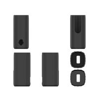 Gettimore Funda protectora de silicona para auriculares Skullcandy Method 360 ANC, suave y duradera, con recortes precisos, a prueba de golpes, para auriculares, color negro y negro