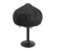 Gettimore Funda redonda para parrilla de barbacoa para George Foreman GGR50B GFO3320 GFO240, funda protectora de tela Oxford impermeable para todo tipo de clima con asa, 19.5 x 18 pulgadas, color