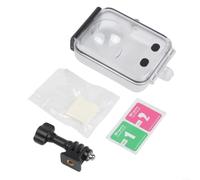 Gettimore Funda transparente impermeable para OSMO para 360 45 m, profundidad de buceo, control táctil, carcasa protectora de policarbonato de vidrio templado, deportes acuáticos