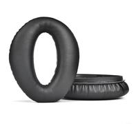 Gettimore Fundas de cuero proteico para auriculares de aviación, almohadillas de repuesto de espuma viscoelástica con aislamiento de ruido, 10 x 10 x 2 cm para auriculares Pilot, color negro