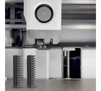 Gettimore Herramienta de limpieza de cepillo de boquilla para impresora 3D BambuLab A1 Mini, limpiaparabrisas de silicona para filamentos PLA PETG ABS TPU CF