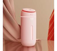 Gettimore Humidificador purificador de aire para el hogar, oficina, dormitorio, luz nocturna de recarga de agua con iluminación LED de estado de ánimo, material ABS, diámetro de base de 69 mm