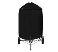 Gettimore Impermeable 210D Oxford ronda parrilla cubierta protector a prueba de polvo protector solar para hervidor barbacoa estufas jardín al aire libre uso negro 75x70cm(77 * 58CM)