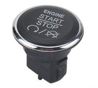 Gettimore Interruptor de botón Start Stop sin llave para Durango para Grand para Caravan para Cherokee para OEM 1FU931X9AC Negro