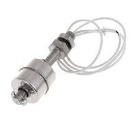 Gettimore Interruptor de flotador de acero inoxidable para sensor controlador de nivel de agua para tanque, pozo, bomba de sumidero y sistemas de tratamiento de agua