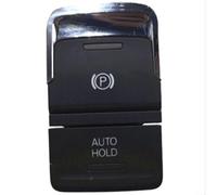 Gettimore Interruptor electrónico de botón de freno de mano para Touran 2016-2023, compatible con OEM 5TA927225A 5TA927225B 5TD927225 componente ABS negro