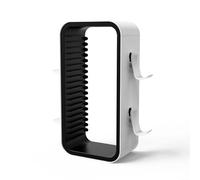 Gettimore Interruptor organizador de disco de juego compacto, estante de torre de almacenamiento de 18 ranuras, soporte de consola ABS resistente para fundas multimedia, para rojo (blanco y negro)