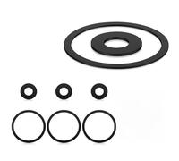 Gettimore Juego de 4 juntas para bomba manual tipo 75, junta tórica de silicona de repuesto con sellos de 10 cm y 4,9 cm de diámetro