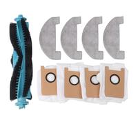 Gettimore Juego de accesorios para aspiradora robot Ultenic T10 Lite, incluye 4 almohadillas de fregona, 4 bolsas de polvo, 1 cepillo principal, material de microfibra duradero