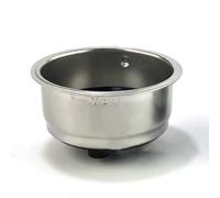 Gettimore Juego de cestas de filtro de acero inoxidable de 51 mm para Morphy Richards, Derlla KONKA Dolim, compatible con un solo disparo/doble disparo