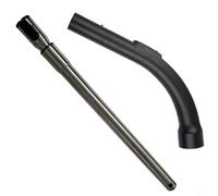 Gettimore Juego de mango de tubo de extensión de bloqueo ajustable para aspiradoras Miele C1 C3 C2 62-103 cm tubo de succión telescópico con regulador de aire