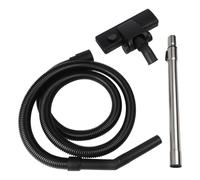 Gettimore Juego de manguera de succión para cepillo de suelo para modelos Karcher WD3.200 WD3.300 WD5.400 WD7.700 MV3 MV4 MV5 MV6 SE Series A2000-2901, plástico + acero inoxidable, color negro