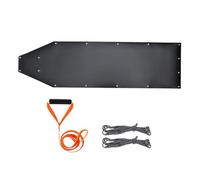 Gettimore Juego de trineo de transporte de ciervos con cuerda de remolque para tractor, carrito de juego de polietileno resistente para caza, leña y camping, capacidad de 500 libras, área de carga de