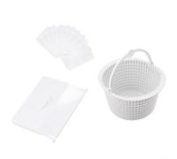 Gettimore Kit completo de mantenimiento de skimmer de piscina para Hayward SP1091LX WM contiene cesta SPX1091C 2x SPX1091K1 Weir 10 pantallas de filtro para agua limpia