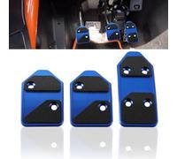 Gettimore Kit de 3 almohadillas de aluminio para pedales antideslizantes para Polestar Slingshot 2017, acabado multicolor