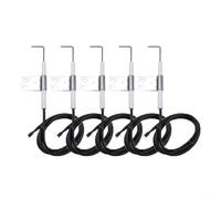 Gettimore Kit de cables de encendido de parrilla, paquete de 5 electrodos de repuesto para Nexgrill 720-0830D 720-0888 Home Depot