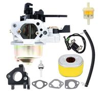 Gettimore Kit de carburador para motor Honda GX390 de 13 HP, compatible con 16100-ZF6-V01, 30500-Z5T-003, incluye filtro de aire 17210-ZE3-505, 1 juego