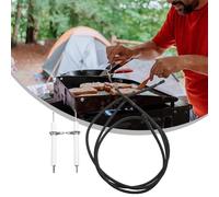 Gettimore Kit de encendido electrónico de repuesto para parrilla Dyna Glo, compatible con DGF350CSP, DGF493BNP, DGB495SDP y más, incluye 2 cables y 2 electrodos de cerámica