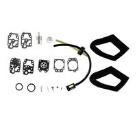 Gettimore Kit de línea de combustible de reparación de carburador para GX35, GX25, HHB25, HHH25, K20-WY motor con filtros de aire, juntas, filtro de combustible y bombilla de imprimación