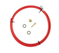 Gettimore Kit de manguera de freno hidráulico para BH90, SLX para M7000, XT para M8000, XTR para M9000 Series - 2,0 m x 5,0 mm, goma para material con adaptador de banjo, juntas de goma, aguja de